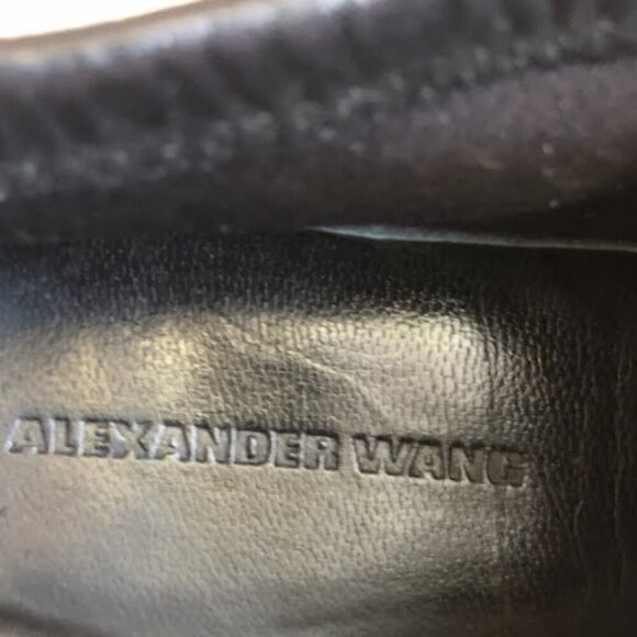 ALEXANDER WANG Auguste Whipstitch Ankle Boot Platform Stiletto Black 7 MSRP $600 - Picture 5 of 7